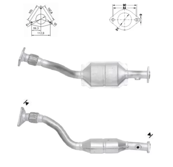 CATALYSEUR RENAULT SCENIC RX4 2.0i