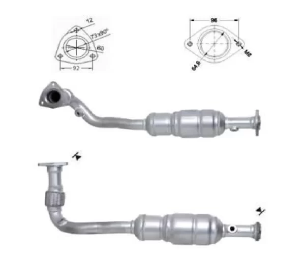 CATALYSEUR Opel VECTRA B 2.2i