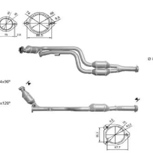CATALYSEUR MERCEDES CLK
