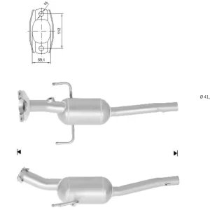 CATALYSEUR MITSUBISHI COLT 1.3i