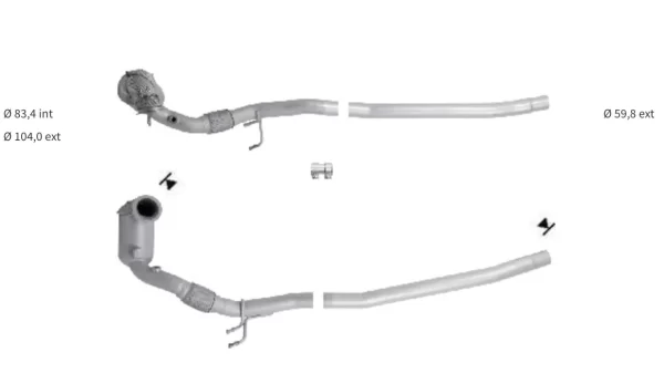 CATALYSEUR SKODA KAROQ 2.0i TFSi