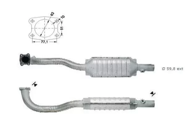 CATALYSEUR Volvo S40 I (644)