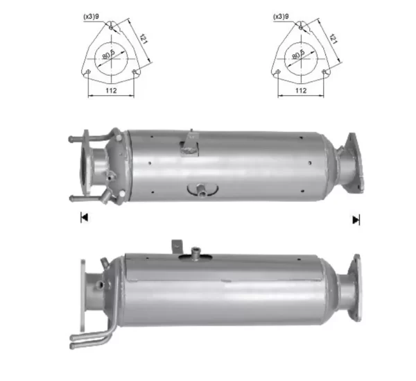 Filtre a particules IVECO Dailly