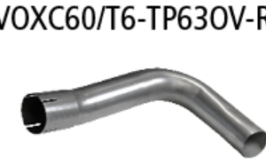 Tuyau de sortie unique pour Volvo VOXC60/T6-TP63OV-R