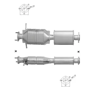 CATALYSEUR ALFA ROMEO 147 1.9TD