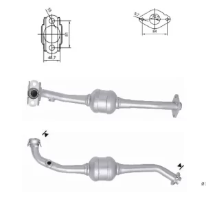 CATALYSEUR TOYOTA IQ 1.0i 12V