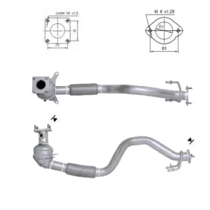 CATALYSEUR VOLKSWAGEN GOLF V 1.4i 16V