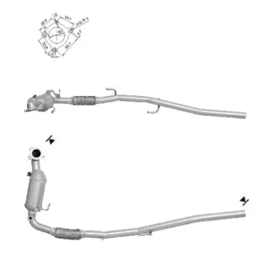 CATALYSEUR AUDI A1 1.2