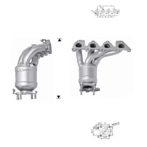 CATALYSEUR AUDI A2 1.4i