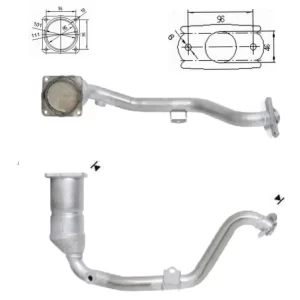 CATALYSEUR CITROËN C4 1.6i