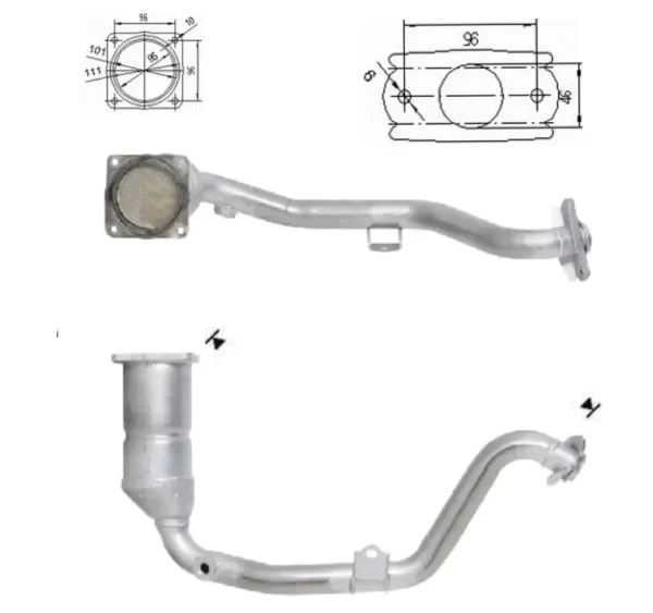 CATALYSEUR CITROËN C4 1.6i