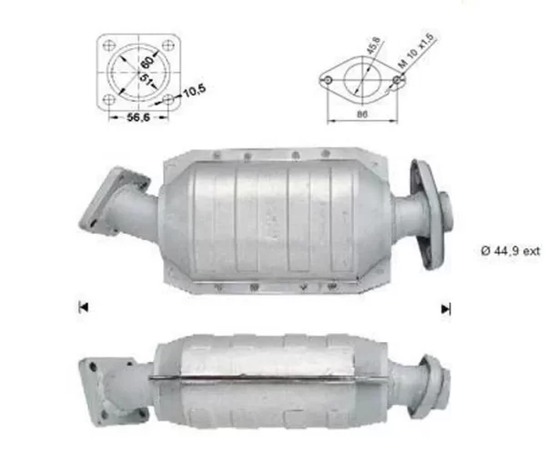 CATALYSEUR Fiat FIORINO