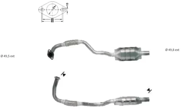 CATALYSEUR OPEL ASTRA 1.6i