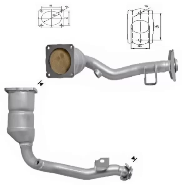 CATALYSEUR CITROËN C3 PLURIEL 1.4i