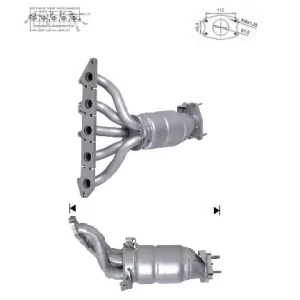 CATALYSEUR VOLVO S80 2.4i