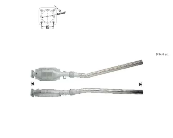 CATALYSEUR AUDI 100 2.0