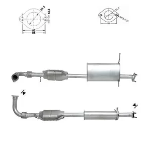 CATALYSEUR HYUNDAI SANTA FE 2.0TD