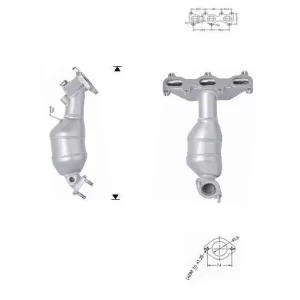 CATALYSEUR HYUNDAI TUCSON 2.7i V6