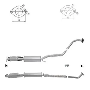 CATALYSEUR HYUNDAI VELOSTER 1.6i