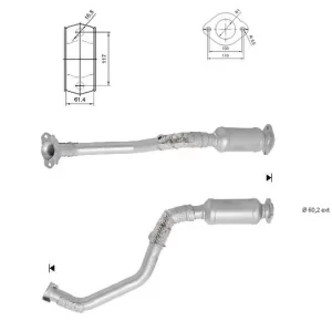 CATALYSEUR LEXUS NX330h 2.5i