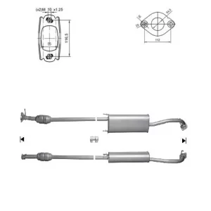 CATALYSEUR LEXUS RX300