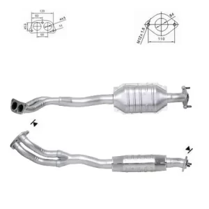 CATALYSEUR MAZDA MX5 1.6i B6