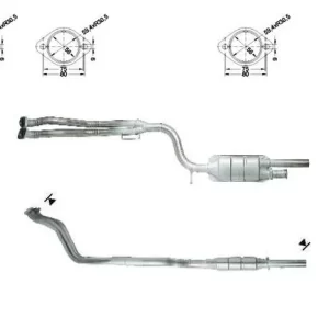 CATALYSEUR MERCEDES W124 / T124