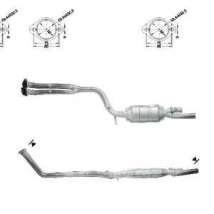 CATALYSEUR MERCEDES 190E 2.0