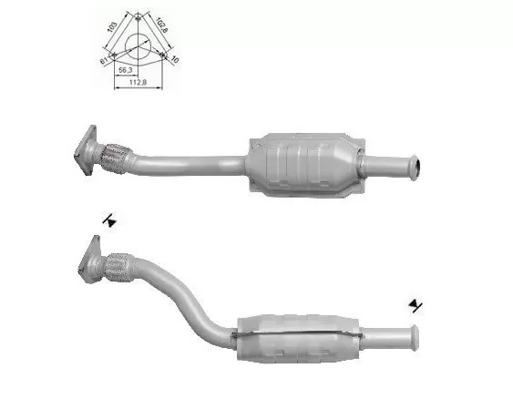 CATALYSEUR RENAULT MEGANE SCENIC 1.9TD