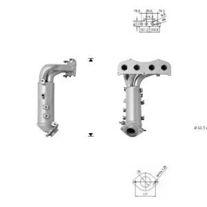 CATALYSEUR TOYOTA RAV 4 2.0i 16V