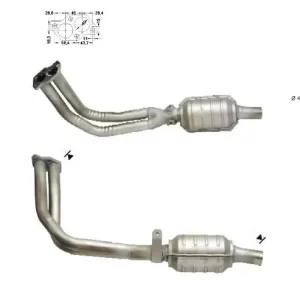 CATALYSEUR VOLKSWAGEN POLO 1.0i