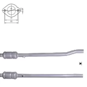 CATALYSEUR AUDI A3 1.6i 16V FSI
