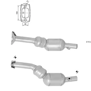 CATALYSEUR RENAULT FLUENCE 1.6i