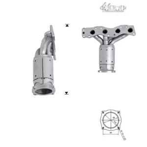 CATALYSEUR SUZUKI SWIFT 1.5i 16V