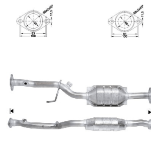 CATALYSEUR TOYOTA AVENSIS 1.6i 16V