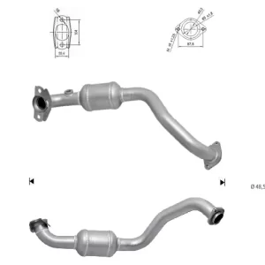 CATALYSEUR TOYOTA AURIS 1.3i VVTI