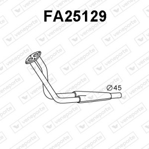 Tuyau d’échappement 4401385-4405220-4421073-