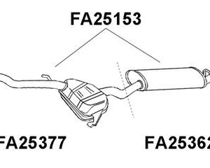 Silencieux central|VENEPORTE 7737478-