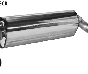 Silencieux arrière avec sortie d’échappement simple, 1 x Ø 90 mm LH + RH (en look RACE)