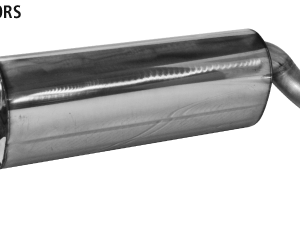 Silencieux arrière avec sortie d’échappement unique coupée à un angle de 30°, 1 x Ø 90 mm LH + RH (en look RACE)