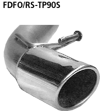 Tube de sortie unique Ford FDFO/RS-TP90S
