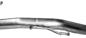 Tuyau qui remplace le silencieux avant pour Hyundai HY/VEL-1P