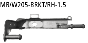 Support supplémentaire pour silencieux arrière pour Mercedes MB/W205-BRKT/RH-1.5