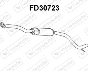 Silencieux central|VENEPORTE 1011089-1465055-5031118-7116118-