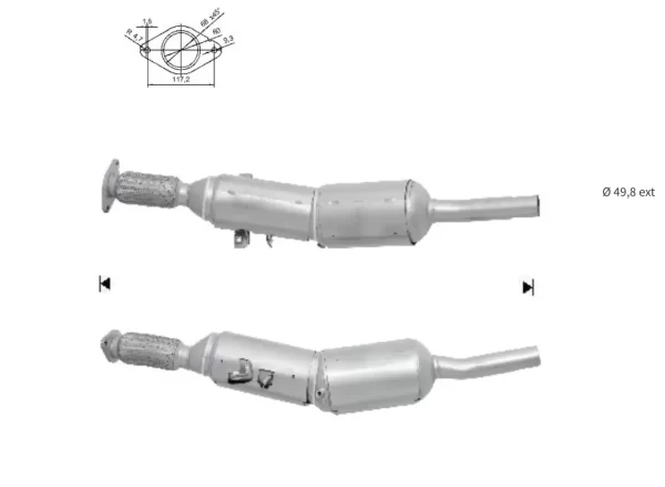 Filtre a particules RENAULT 1.5TD