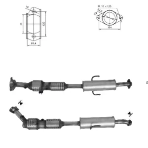 CATALYSEUR MAZDA 6 2.0i