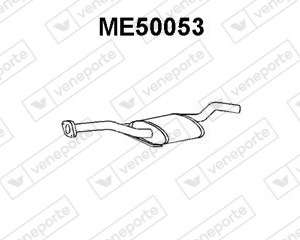 Silencieux central|VENEPORTE 1234902815-1234904121-