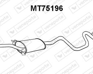 Silencieux arrière|VENEPORTE MB431399-