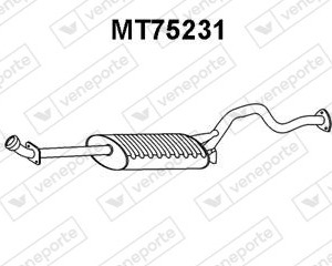 Silencieux arrière|VENEPORTE MB160316-MB651688-MB651696-