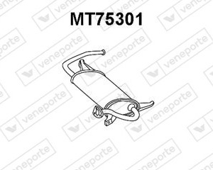 Silencieux arrière|VENEPORTE MB890136-MB924346-MR188875-PW530073-